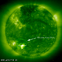 illustration of a coronal mass ejection