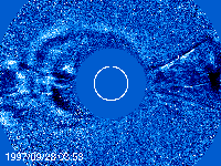 illustration of a coronal mass ejection