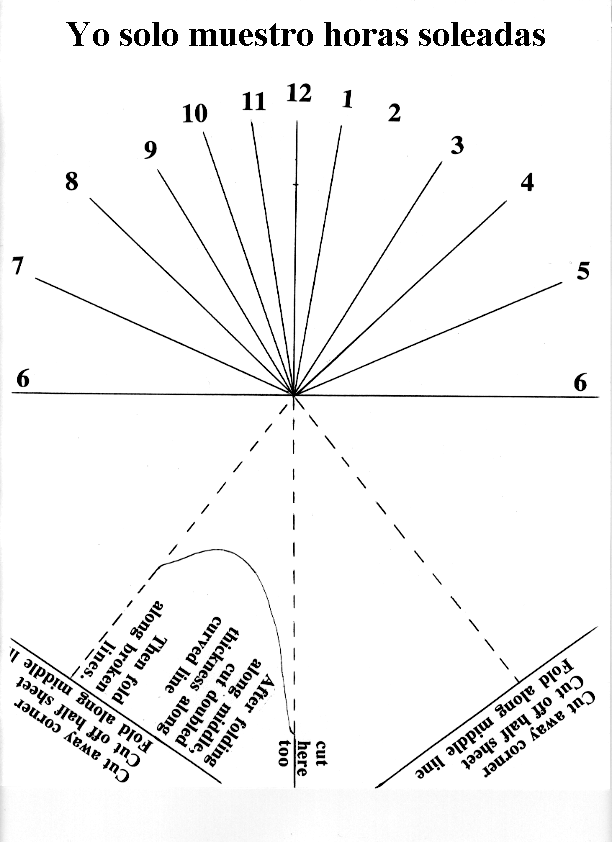 Paper Sundial