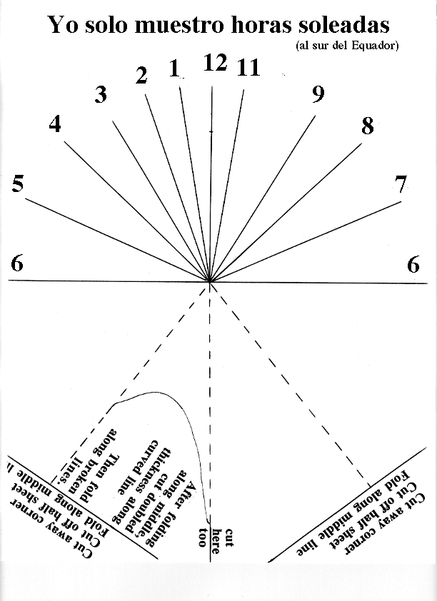 Paper Sundial